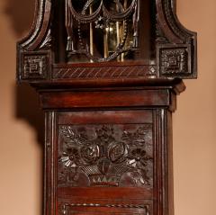 Original Normandy Wedding Oak Longcase Clock circa 1820 - 3367467