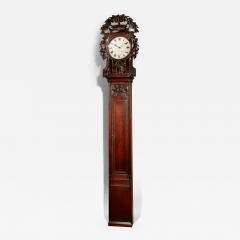 Original Normandy Wedding Oak Longcase Clock circa 1820 - 3372242