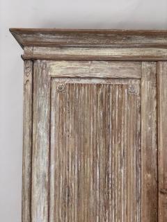 Original Paint Swedish Cupboard with Interior Drawers - 2313707