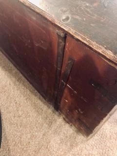 Original Painted Dowry Chest Trunk or Luggage Dated 1840 - 1271131