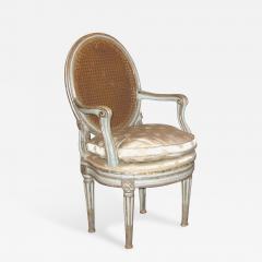 Original Painted and Mecca Silver Gilt Armchair - 273191