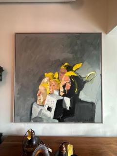 Original Painting by Listed Miami Artist Ahmed Gomez Relics  - 4636772