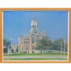 Original Painting of Franklin County Courthouse Iowa by Frje Echeverria - 1745132