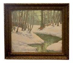 Original Plein Air Landscape Impressionist Oil Painting by Oscar Albrecht - 1827969