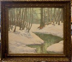 Original Plein Air Landscape Impressionist Oil Painting by Oscar Albrecht - 1827988