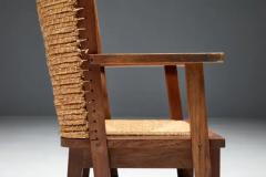 Orkney Chair in Wood and Oat Straw Scotland 19th Century - 3472320