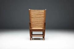 Orkney Chair in Wood and Oat Straw Scotland 19th Century - 3472321