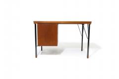 Orla M lgaard Nielsen Minimal Danish Designed Teak Desk By Peter Hvidt - 2936615