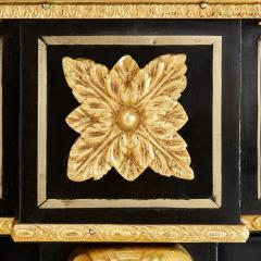 Ormolu and Boulle marquetry ebonised wood vitrine cabinet - 1516313