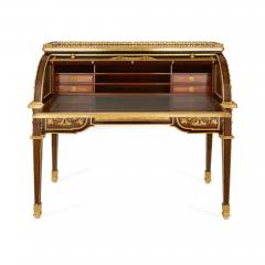 Ormolu mounted marquetry roll top desk attributed to Bernard - 1569764