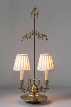 Ornate 19th Century French Bronze Table Lamp with Candle Style Lights - 3918592