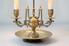 Ornate 19th Century French Bronze Table Lamp with Candle Style Lights - 3918601