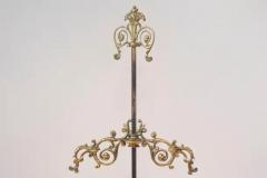 Ornate 19th Century French Bronze Table Lamp with Candle Style Lights - 3918603