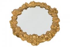 Ornate Decorative Cast Bronze Mirror - 2324960