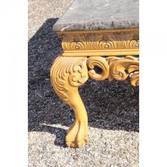 Ornate Italian Carved Marble Coffee Table - 3010555