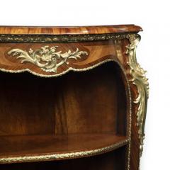 Ornate Victorian kingwood side cabinet in the French taste attributed to Gillows - 3045405