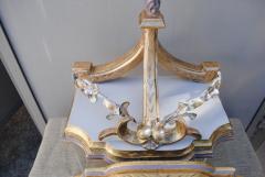 Ornate pastell wooden wall sconces brackets - 4614688