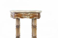 Ornately Gilt Bronze Mounted Fruitwood Pedestal Table - 1820829