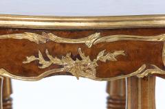 Ornately Gilt Bronze Mounted Fruitwood Pedestal Table - 1820834