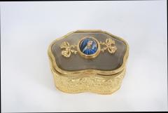 Ornately Gilt Gold Decorative Footed Vanity Box - 1333303