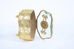 Ornately Gilt Gold Decorative Footed Vanity Box - 1333318