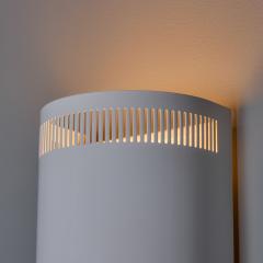 Orno Stockmann 1960s Model 5390 White Perforated Metal Wall Lights for Orno Finland - 4448270