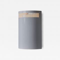 Orno Stockmann 1960s Model 5390 White Perforated Metal Wall Lights for Orno Finland - 4448416