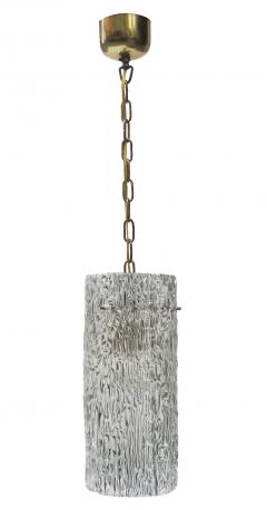Orrefors Modernist Crystal Pendant Lantern Sweden circa 1950 - 3507985