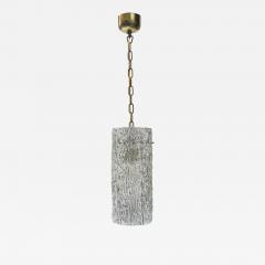 Orrefors Modernist Crystal Pendant Lantern Sweden circa 1950 - 3508232
