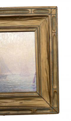 Oscar Anderson Oil On Canvas Of Sailboats By Oscar Anderson - 4555052