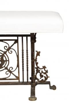 Oscar Bach Wrought Iron Bench - 4143536