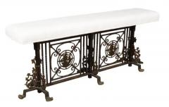 Oscar Bach Wrought Iron Bench - 4143551