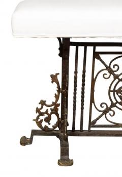 Oscar Bach Wrought Iron Bench - 4143565