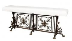 Oscar Bach Wrought Iron Bench - 4143568