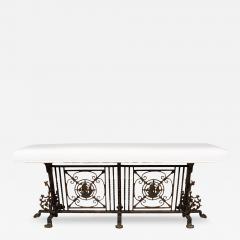 Oscar Bach Wrought Iron Bench - 4189143