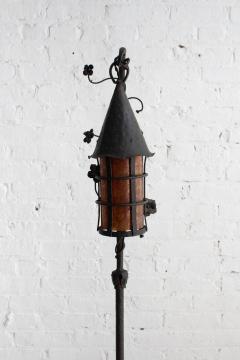 Oscar Bruno Bach Hand Wrought Tudor Floor Lamp in the Style of Oscar Bach - 3465429