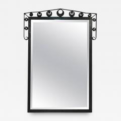 Oscar Bruno Bach Outstanding Iron Wall Mirror in the Manner of Oscar Bach - 419254