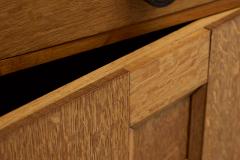 Oscar Degeyter Glazed Cabinet in Solid Oak and Pine Belgium 1942 - 4394911