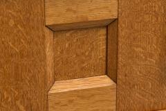 Oscar Degeyter Glazed Cabinet in Solid Oak and Pine Belgium 1942 - 4394931