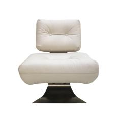 Oscar Niemeyer Alta Model Lounge Chair Designed by Oscar Niemeyer France 70s - 2420203