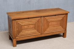 Oscar Nilsson Exceptional Oscar Nilsson Attributed Sideboard in Oak Wood Sweden 1940s - 4655217