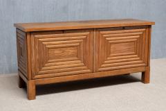 Oscar Nilsson Exceptional Oscar Nilsson Attributed Sideboard in Oak Wood Sweden 1940s - 4655219