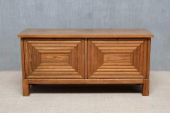 Oscar Nilsson Exceptional Oscar Nilsson Attributed Sideboard in Oak Wood Sweden 1940s - 4655220
