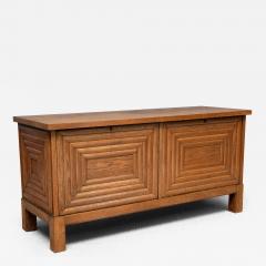 Oscar Nilsson Exceptional Oscar Nilsson Attributed Sideboard in Oak Wood Sweden 1940s - 4659332