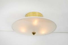 Oscar Torlasco 1950s Flush Mount Ceiling Light by Oscar Torlasco for Lumi - 1439354