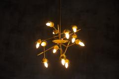 Oscar Torlasco Atomic Chandelier by Oscar Torlasco Italy 1950s - 4790705