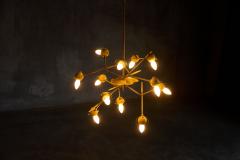 Oscar Torlasco Atomic Chandelier by Oscar Torlasco Italy 1950s - 4790742
