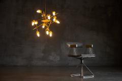Oscar Torlasco Atomic Chandelier by Oscar Torlasco Italy 1950s - 4790747