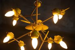 Oscar Torlasco Atomic Chandelier by Oscar Torlasco Italy 1950s - 4790755