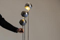 Oscar Torlasco Floorlamp in Enameled Metal and Stainless Steel by Oscar Torlasco for Lumi - 4060679